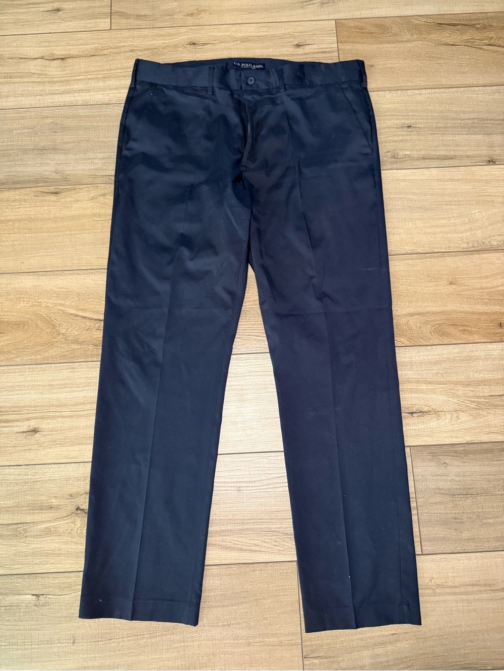 U.S. Polo Assn. Men's Navy Chinos - Classic Straight Leg
